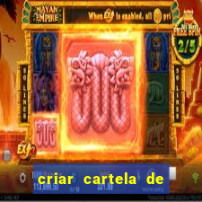 criar cartela de bingo no word